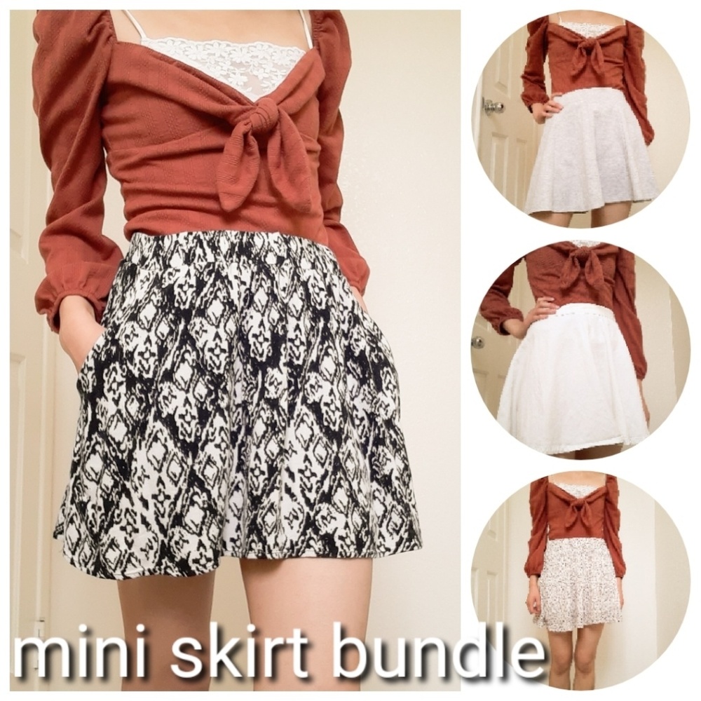 🍭🍭XS Bundle of 4 Mini Skirts🍭🍭